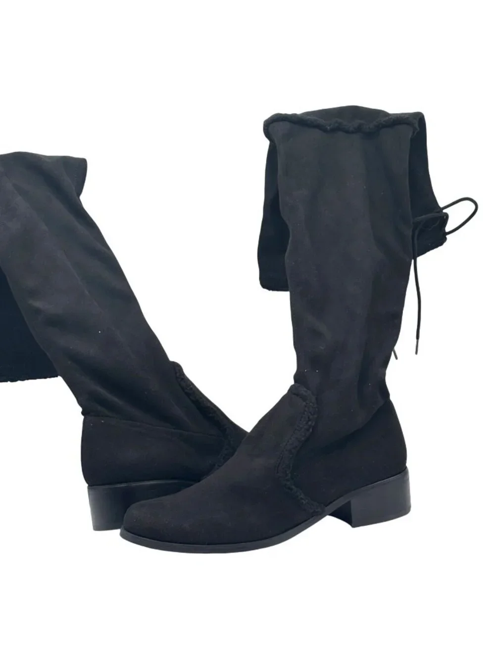 Charles by Charles David Over the Knee Boot, Black, 7.5M-run large